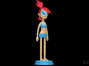 Frankie Foster Swimsuit - Fosters Home For Imaginary Friends 3D Print Model