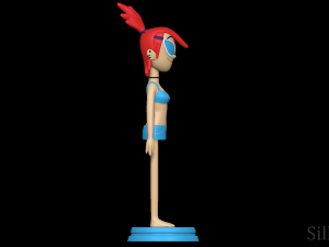 Frankie Foster Swimsuit - Fosters Home For Imaginary Friends Modelo de Impressão 3D
