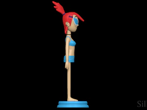 Frankie Foster Swimsuit - Fosters Home For Imaginary Friends 3D Print Model