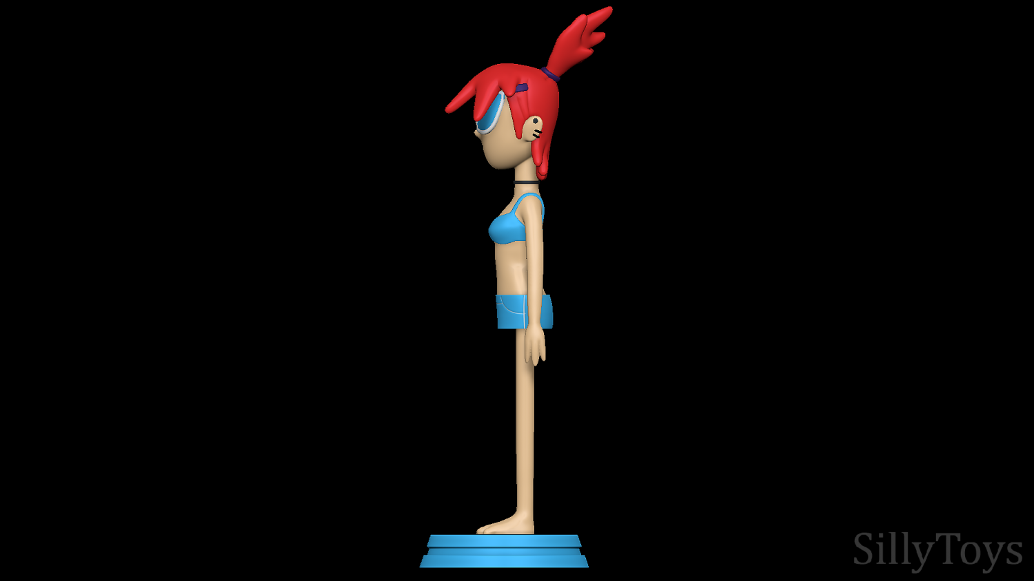 Frankie Foster Swimsuit - Fosters Home For Imaginary Friends 3D Принт  Модель in Женщина 3DExport