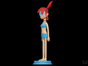 Frankie Foster Swimsuit - Fosters Home For Imaginary Friends Modelo de Impressão 3D