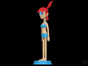 Frankie Foster Swimsuit - Fosters Home For Imaginary Friends 3D Print Model