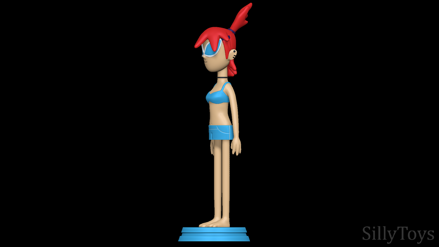 Frankie Foster Swimsuit - Fosters Home For Imaginary Friends 3D Принт  Модель in Женщина 3DExport