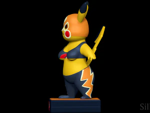 Pikachu Libre - Pokemon Go 3D Print Model