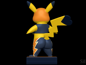Pikachu Libre - Pokemon Go 3D 打印模型