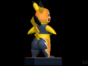 Pikachu Libre - Pokemon Go 3D Print Model