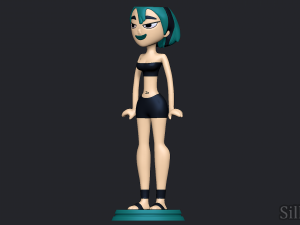 Gwen Swimsuit - Total Drama 3D 打印模型