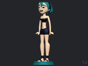 Gwen Swimsuit - Total Drama 3D Print Model