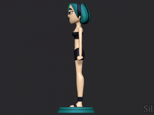 Gwen Swimsuit - Total Drama 3D 打印模型