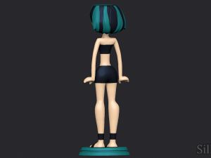 Gwen Swimsuit - Total Drama 3D 打印模型