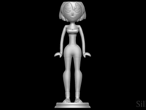 Gwen Swimsuit - Total Drama 3D 打印模型