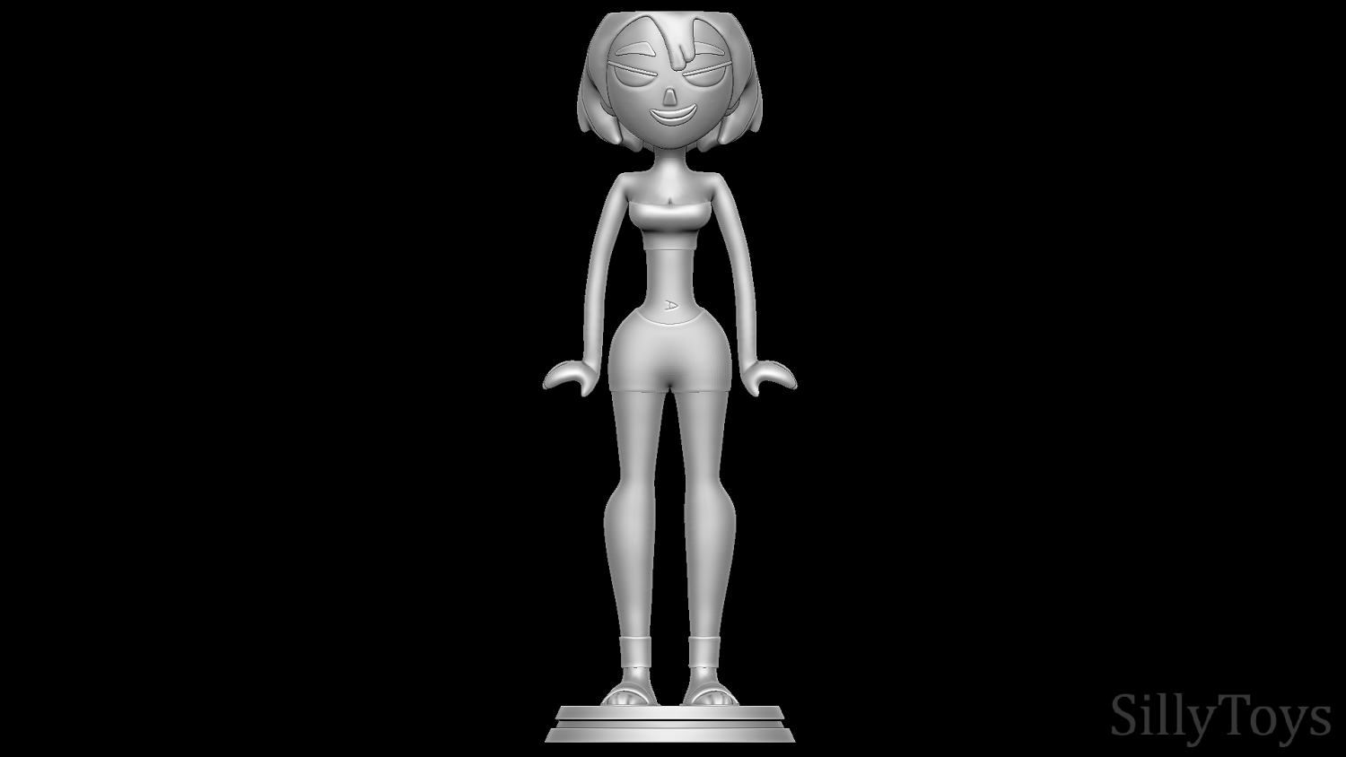 Gwen Swimsuit - Total Drama 3D Print Model in Woman 3DExport