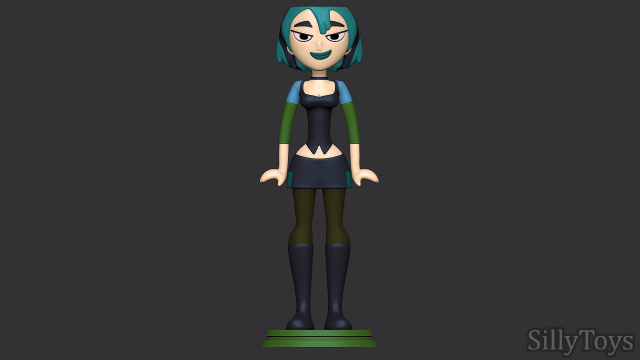Gwen - Total Drama 3D-printmodel .c4d .max .obj .3ds .fbx .stl .blend 