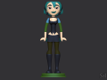 Gwen - Total Drama 3D 打印模型