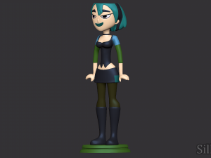 Gwen - Total Drama 3D-printmodel