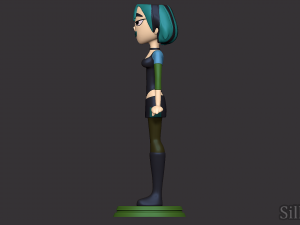 Gwen - Total Drama 3D-printmodel