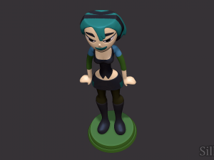 Gwen - Total Drama 3D-printmodel
