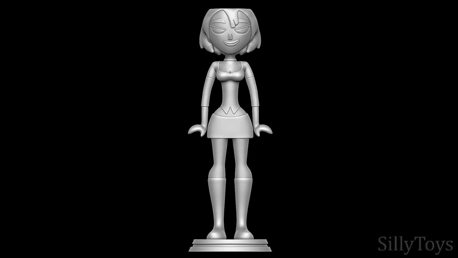 Gwen Total drama island 3D model 3D printable