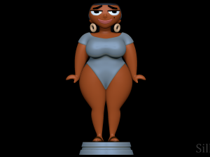 LeShawna Swimsuit - Total Drama 3D Print Model