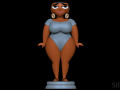 LeShawna Swimsuit - Total Drama 3Dプリントモデル