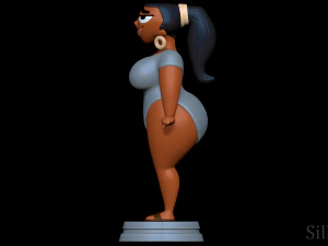 LeShawna Swimsuit - Total Drama 3D Print Model
