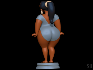 LeShawna Swimsuit - Total Drama 3D Druckmodell