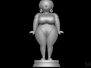 LeShawna Swimsuit - Total Drama 3D Druckmodell