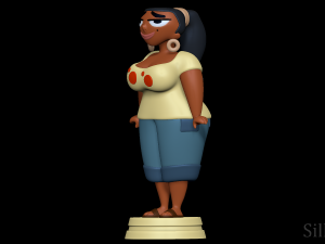 LeShawna - Total Drama 3Dプリントモデル
