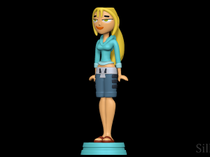 Bridgette - Total Drama 3Dプリントモデル