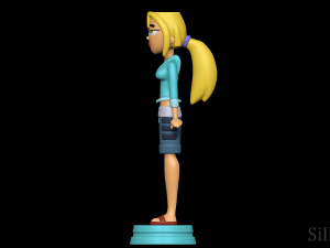 Bridgette - Total Drama 3Dプリントモデル