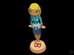 Bridgette - Total Drama 3Dプリントモデル