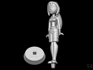 Bridgette - Total Drama 3Dプリントモデル
