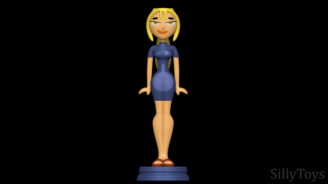 Bridgette Swimsuit - Total Drama 3D-printmodel .c4d .max .obj .3ds .fbx .stl .blend 