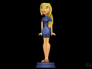 Bridgette Swimsuit - Total Drama 3D-printmodel