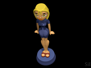 Bridgette Swimsuit - Total Drama 3D-printmodel