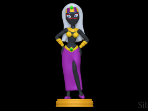 Queen Tyrahnee - Looney Tunes Modelo de Impressão 3D
