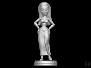 Queen Tyrahnee - Looney Tunes 3D Baskı Modeli