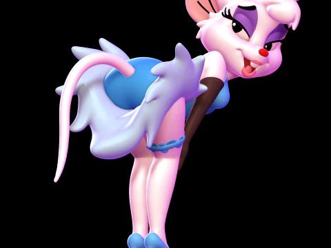 Miss Kitty Mouse - B&uuml;y&uuml;k Fare Dedektifi 3D Baskı Modeli