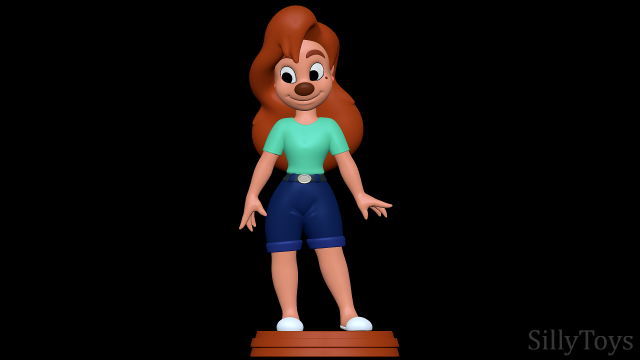 Roxxanne - A Goofy Movie Modelo de Impressão 3D .c4d .max .obj .3ds .fbx .stl .blend 
