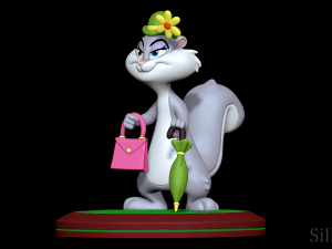 Slappy Squirrel - Animaniacs 3D Baskı Modeli