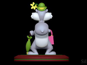 Slappy Squirrel - Animaniacs 3D Baskı Modeli