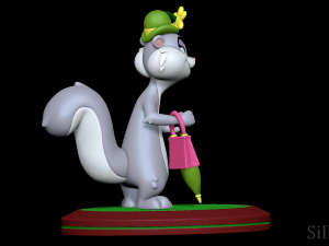 Slappy Squirrel - Animaniacs 3D Baskı Modeli