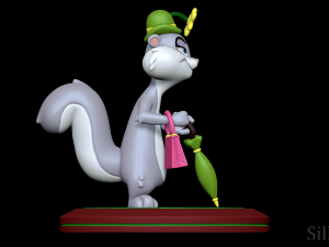 Slappy Squirrel - Animaniacs 3D Baskı Modeli