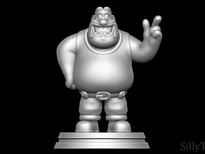 グラベルビアード - ドラゴンライダー 3Dプリントモデル