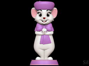 Miss Bianca - The Rescuers 3D Print Model