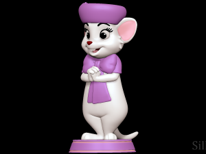 Miss Bianca - The Rescuers 3D-Druckmodell
