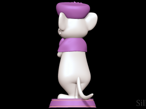 Miss Bianca - The Rescuers 3D-Druckmodell