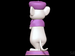 Miss Bianca - The Rescuers 3D Print Model