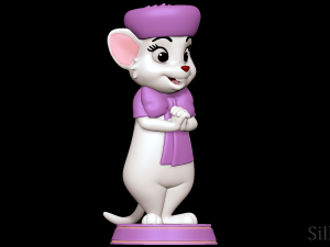 Miss Bianca - The Rescuers 3D-Druckmodell