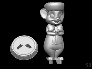 Miss Bianca - The Rescuers 3D Print Model